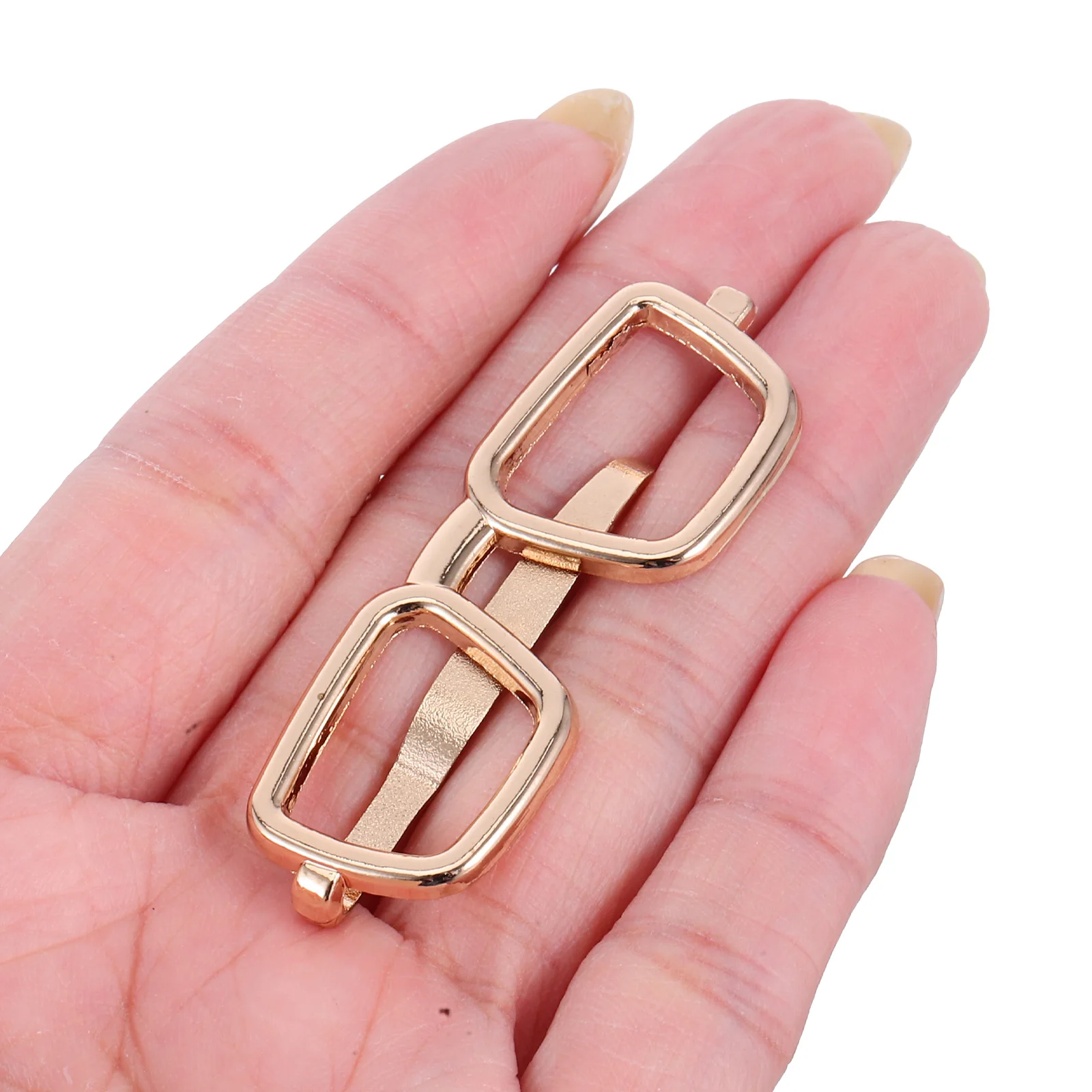 

6pcs Business Clip Metal Mens Necktie Accessories Eyeglasses Shaped Clips for Secure Grip Lightweight Suit Accessories for Men