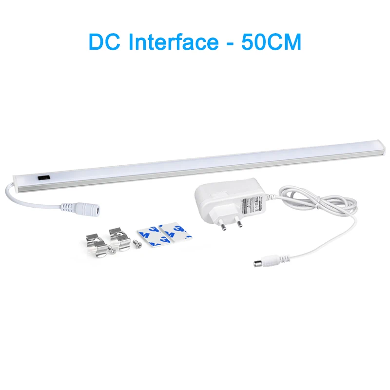 LED Licht Onder Kast Verlichting Voor Keuken Hand Sweep Schakelaar PIR Bewegingssensor Kast Garderobe Lamp 30/40/50 cm Led Nachtlampje