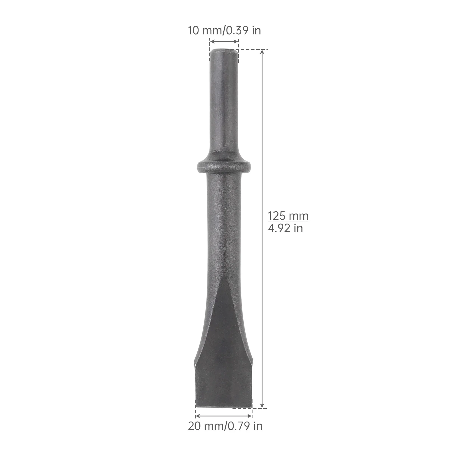125mm Flat Chisel Masonry Tools Chromium Molybdenum Steel Chisel for Masonry Concrete Demolition Air Chipping Hammer Drill Bit