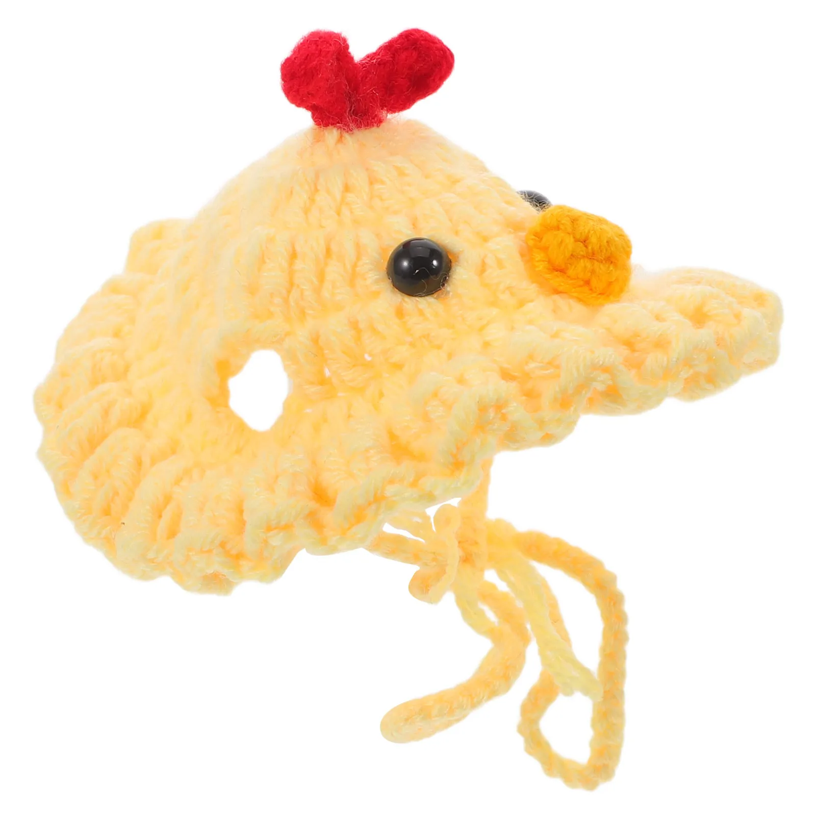 Mini-Küken-Stil, kleines Tier, Osterkostüm, Strickmütze, Hamster, Hase, Meerschweinchen, Schlange, Reptilien, Partyzubehör