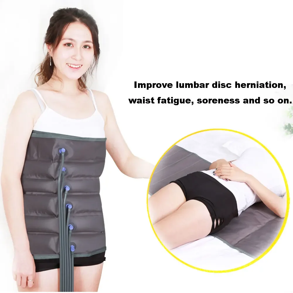 Six-cavity pneumatic leg massager physiotherapy instrument arm waist relaxation promoting blood circulation body massage machine