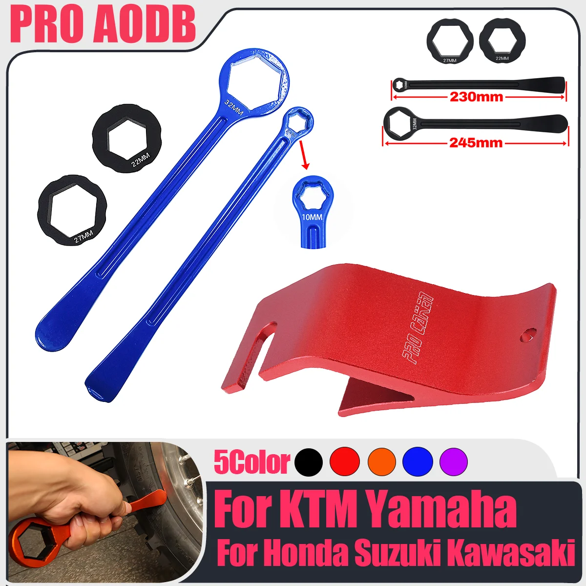 

Universal motorcycle accessories Tire Tool Lever Spoon Axle Wrench Tire Change For Husqvarna KTM Honda Kawasaki Yamaha Husaberg