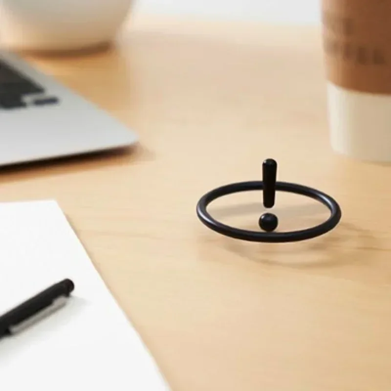 10Pcs Interesting Suspended Exclamation Point Gyroscope Decompression Decompression Small Toys Creative Exclamation Point Toys