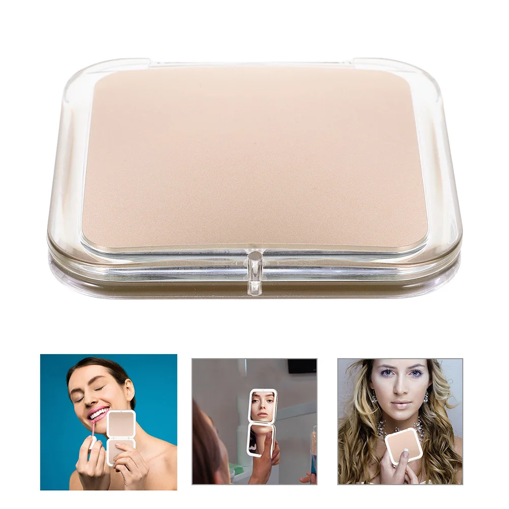 

Makeup Mirror Hand Make-up Mirrors for Purses Pocket Compact Portable Travel Mini Size Magnify Handheld