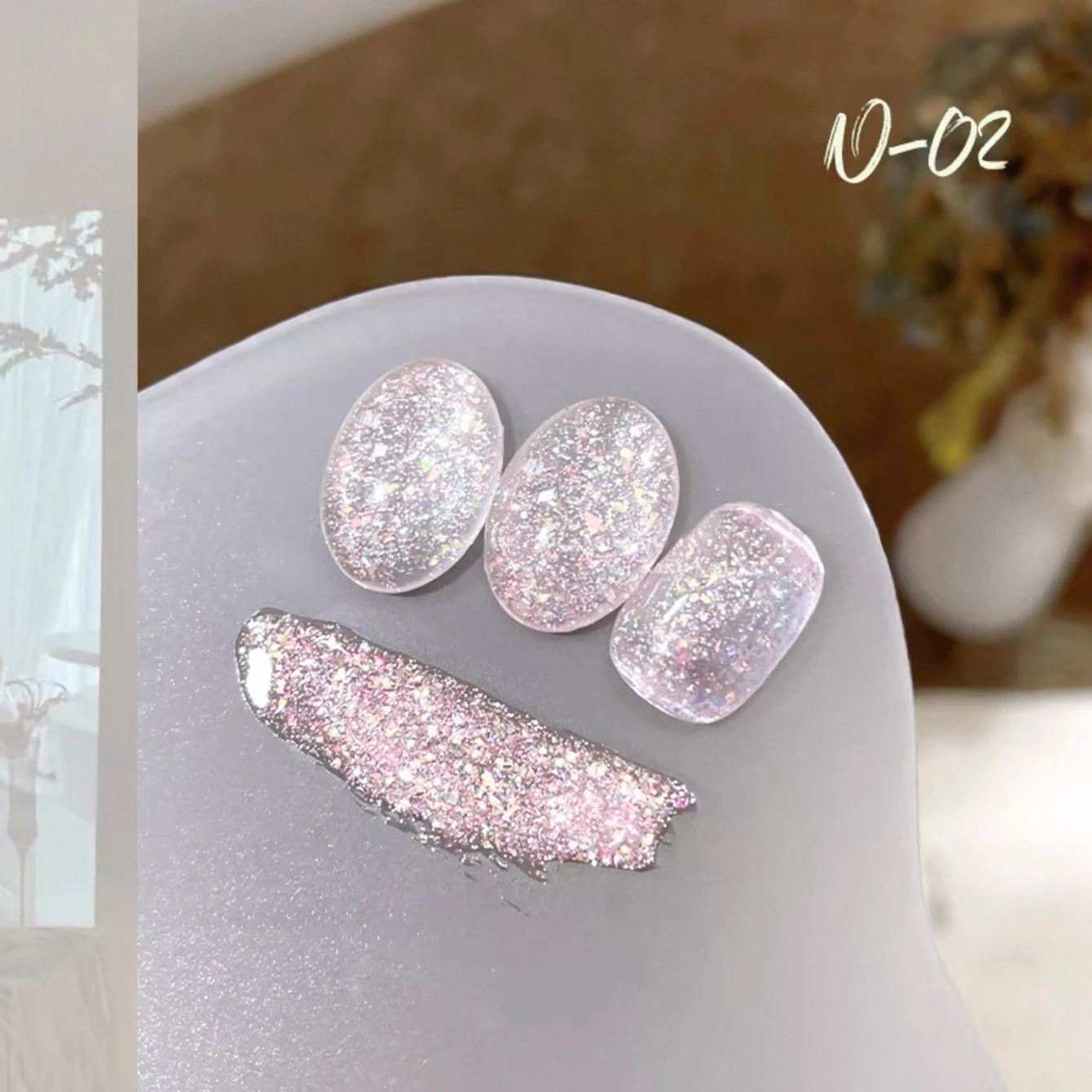 12ML 2025 Nowość Ultra Błyszczący Piasek Gwiezdny Diamentowy Brokatowy Lakier Hybrydowy Lodowy Przezroczysty Różowy Biały Niebieski Viralny Odcień do Paznokci