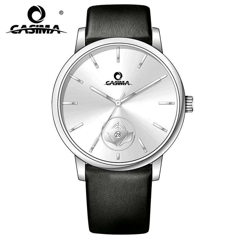 CASIMA Couple Watches 50m Waterproof Silicone Strap Luminous Quartz Sport Watch for Men & Women CR-5137/CR-5138-992