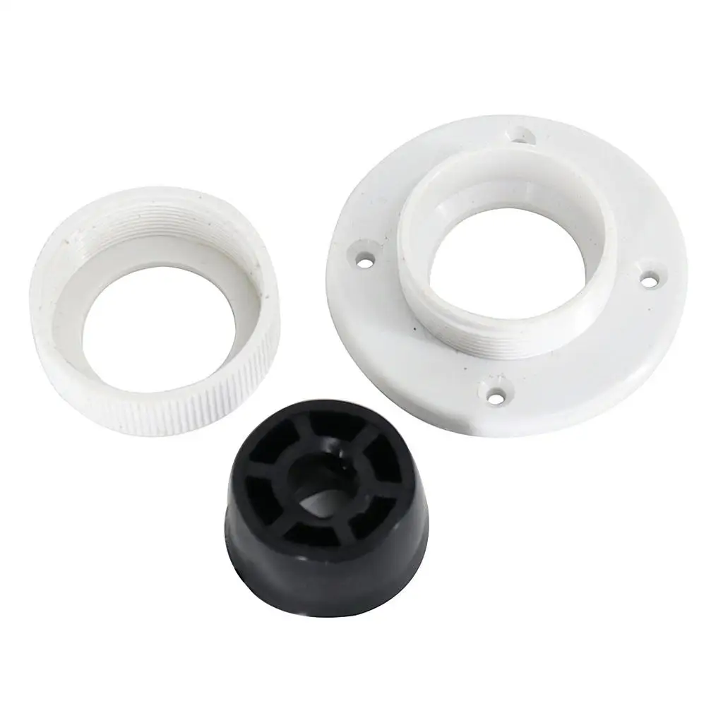 Boat Cable Outlet White ABS Watertight Marine Accessory for Water-protected Boat Cabin Installations