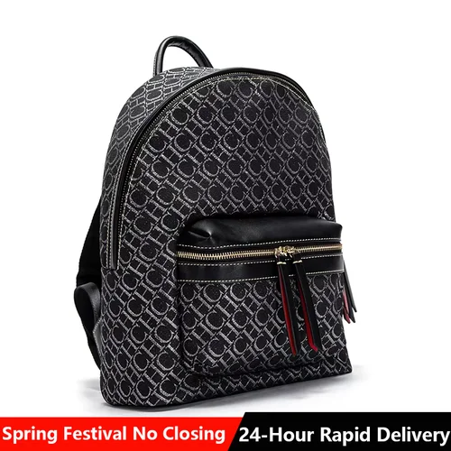 Mochila de marca de lujo CH, mochila de viaje para ir al trabajo de gran capacidad, nueva tendencia 2025, mochila de almacenamiento de aprendizaje para estudiantes Unisex