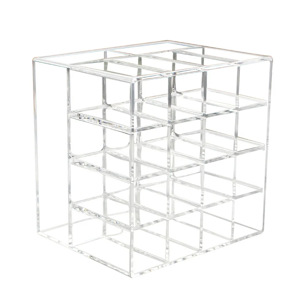 

1Pcs Desktop Cosmetics Organizer Compact Compartment Storage Box for Makeup Tools Lipstick Holder Cosmetics Box