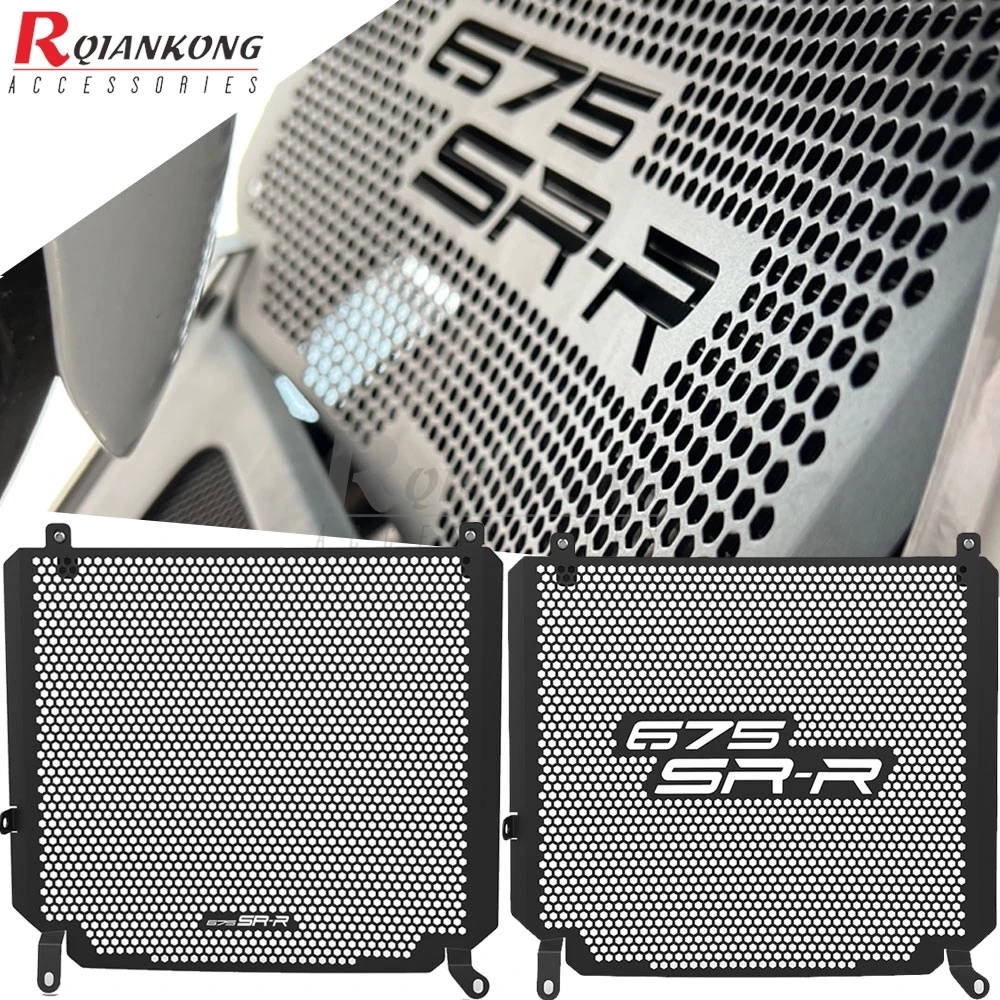 

For CFMOTO 675SR-R 675SRR 675 SR R SR-R 675SR SR675 2023 2024 2025 2026 Motorcycle Radiator Grill Guard Cover Cooling Protector