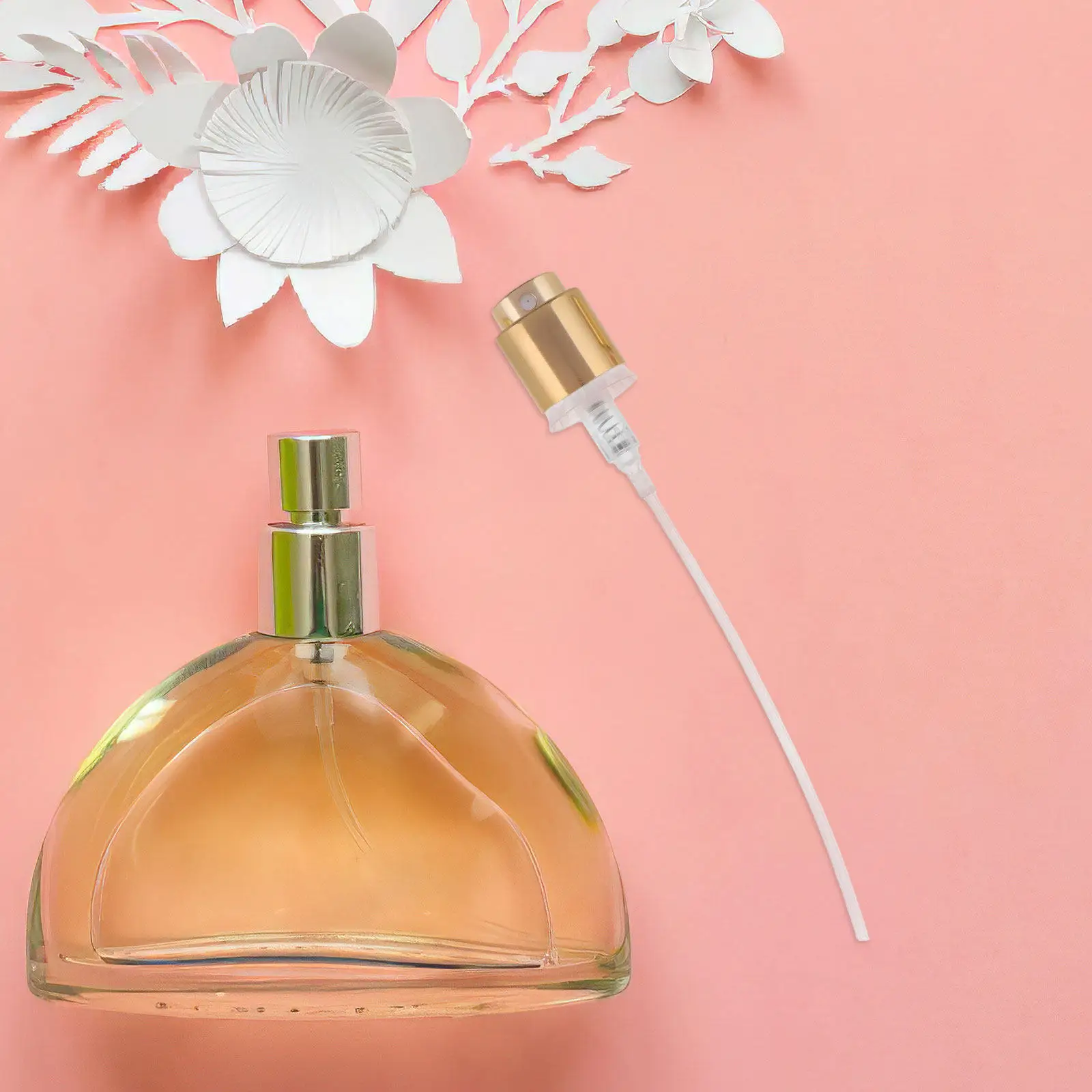 

12Pcs Luxury Gold Edge Perfume Replacement Nozzle Spray Pump Head for Travel Refillable Mini Bottle Fine Mist Dispensing Plastic
