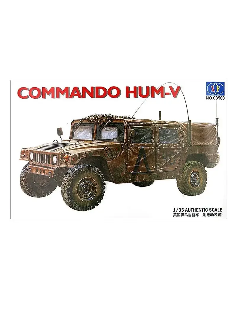 Hummer – camion blindé, transporteur d'assaut SUV, Jeep de l'armée américaine, Kit de modèle à assembler, 1/35