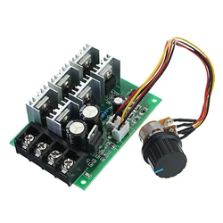 PWM DC 모터 속도 조절기, 고출력 선형 속도 제어, DC 9-55V, 40A, 2000W, 9V, 12V, 24V, 36V, 48V