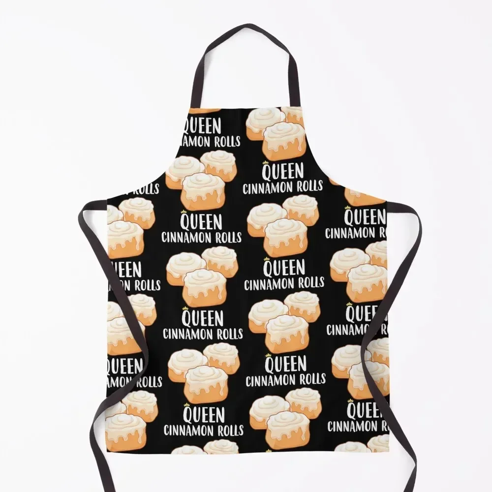 

Queen Funny Baking Cinnamon Rolls product Apron Kitchen Tools Accessories Women's Home Clothes christmas kitchen cleanings Apron