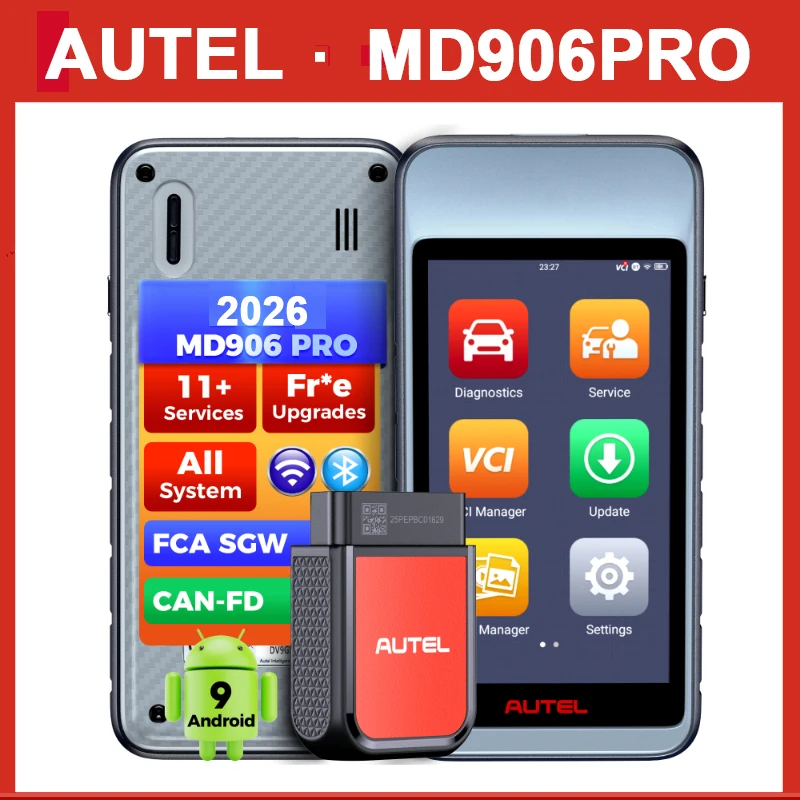 

Autel MaxiDiag MD906 Pro MD906Pro — беспроводной диагностический сканер с поддержкой Bluetooth, 6 систем диагностики, автосканирование, поддержка 11 сервисных функций