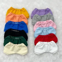 10CM Doll Pants Candy Color Casual Shorts Versatile Sport Trousers For 1/11 1/12 OB11 Dolls Wear Kids Toy Dolls Accessories