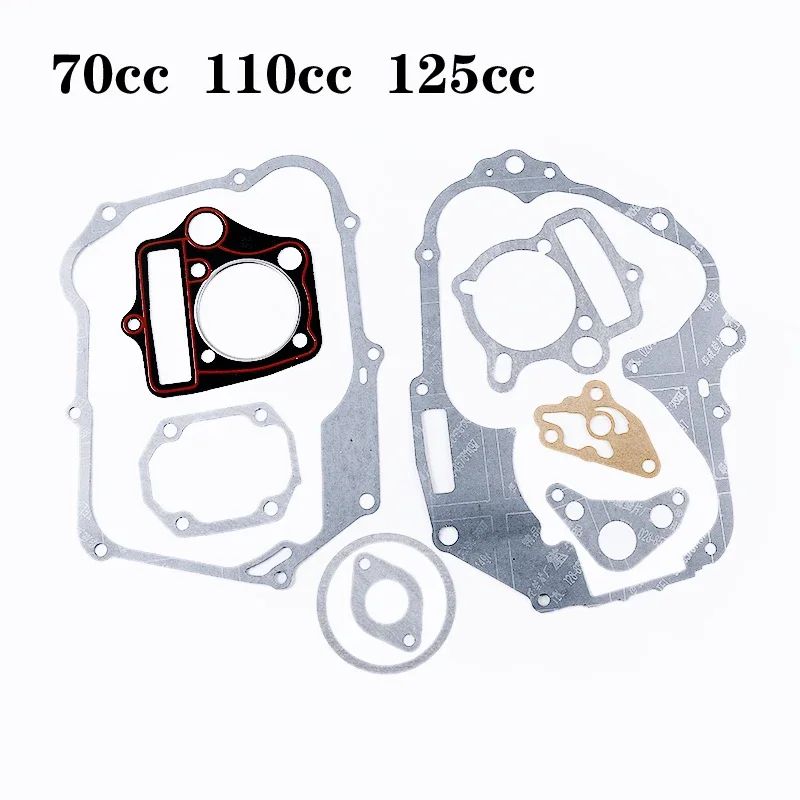 

NEW 70 90 110 125cc Horizontal Engine Gaskets Cylinder Piston Gasket Set for zongshen loncin lifan kayo Dirt Pit Bike ATV Go