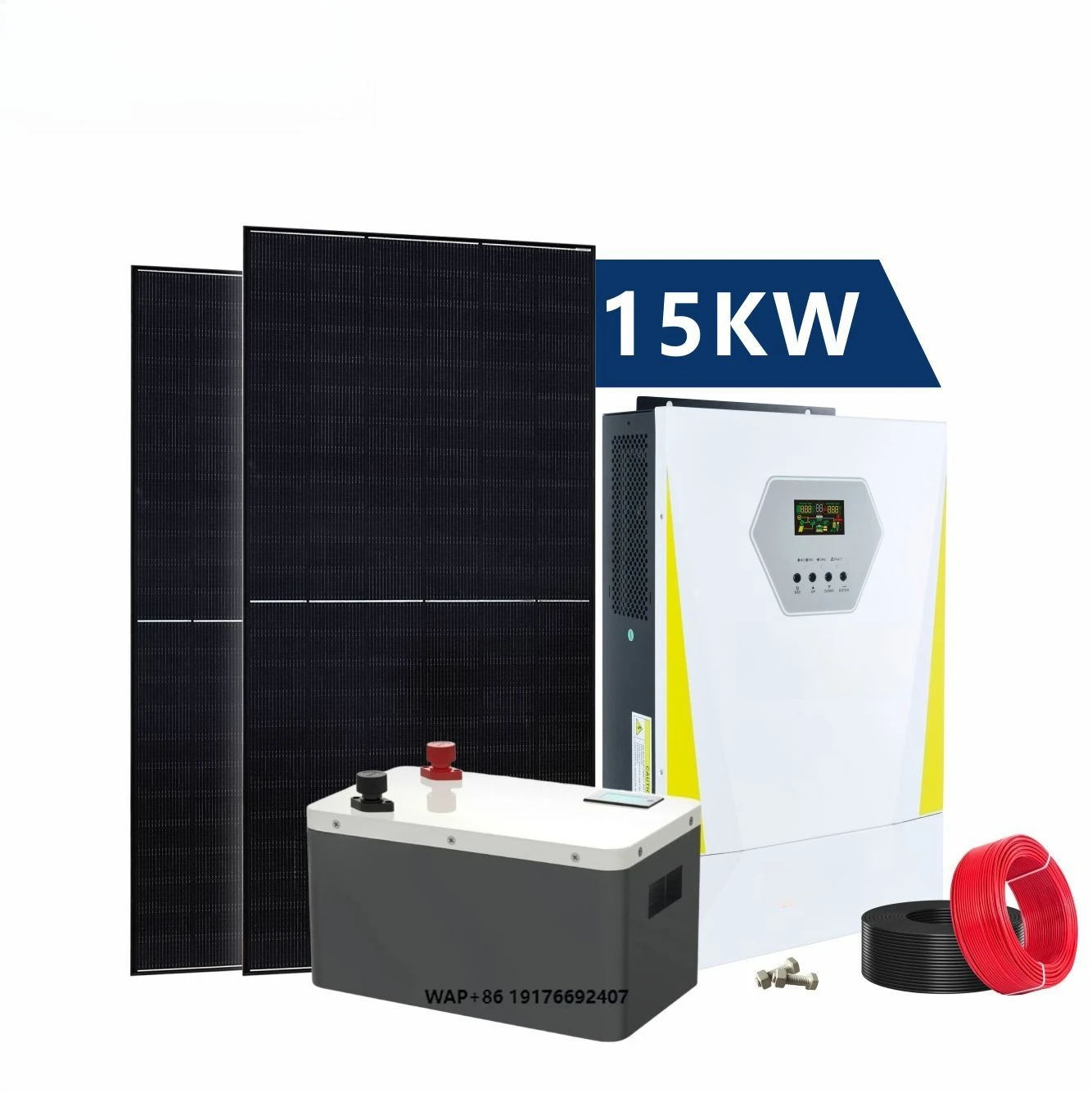 Home Use Off-grid Solar Power System 15kw Complete Kit with Lithium Battery