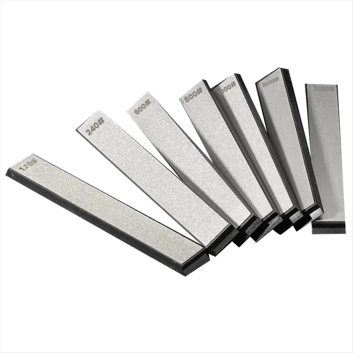 KSOL 7pcs Diamond Whetstone Knife Sharpener for Rx008 Knife Sharpener Stone 120 240 600 800 1000 2000 3000 Set