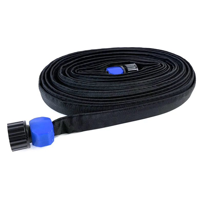Soaker Hose, Thickened Flat Soaker Hoses For Garden, Leak-free Design Water Hose with Holes For Lawn, Flower Bed, Vegetable Fiel