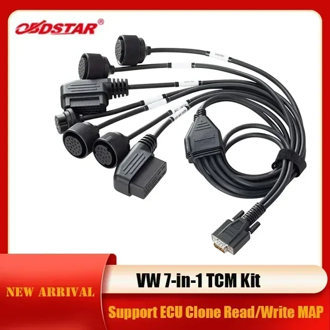 OBDSTAR for VW 7-in-1 TCM Kit Support ECU Clone Read/Write  MAP Used Pwith OBDSTAR DC706 and Other OBDSTAR Tools in stock