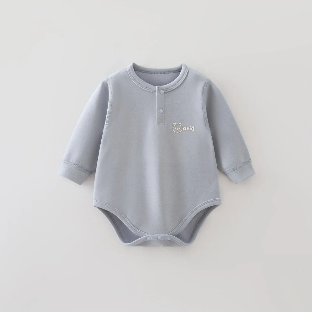Newborn Baby Rompers Autumn Winter Thick Warm Long Sleeve Bodysuit Soft Fleece Infant Toddler Thermal Clothes Unisex 0-18M