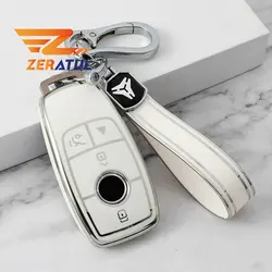 Shell Fob For Mercedes Benz A B C E S G GLB GLC GLE Class GLS W177 W205 W213 W222 G63 X167 E200 E300 AMG TPU Car Key Cover Case