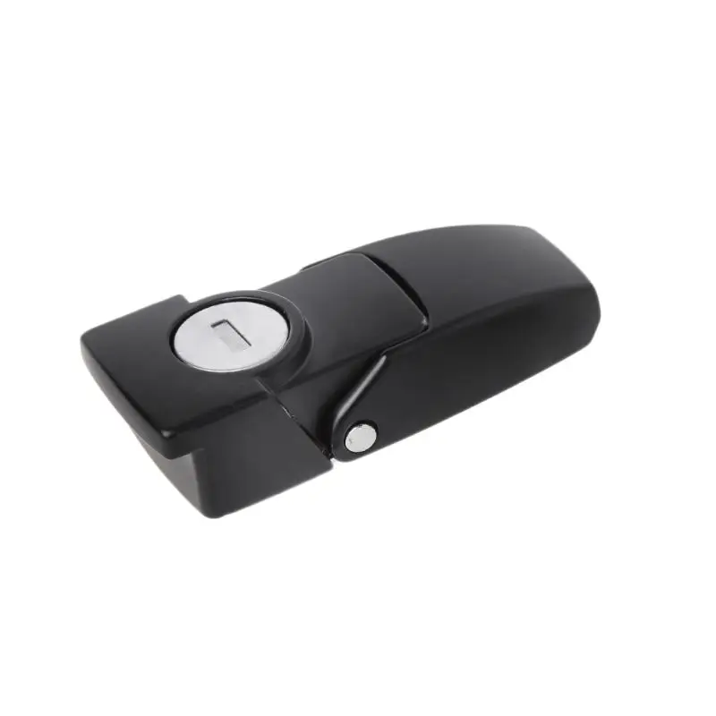 

31GJ Cabinet Black Coated Metal Hasp for Latch DK604 Security Toggle Lock With Two Ke