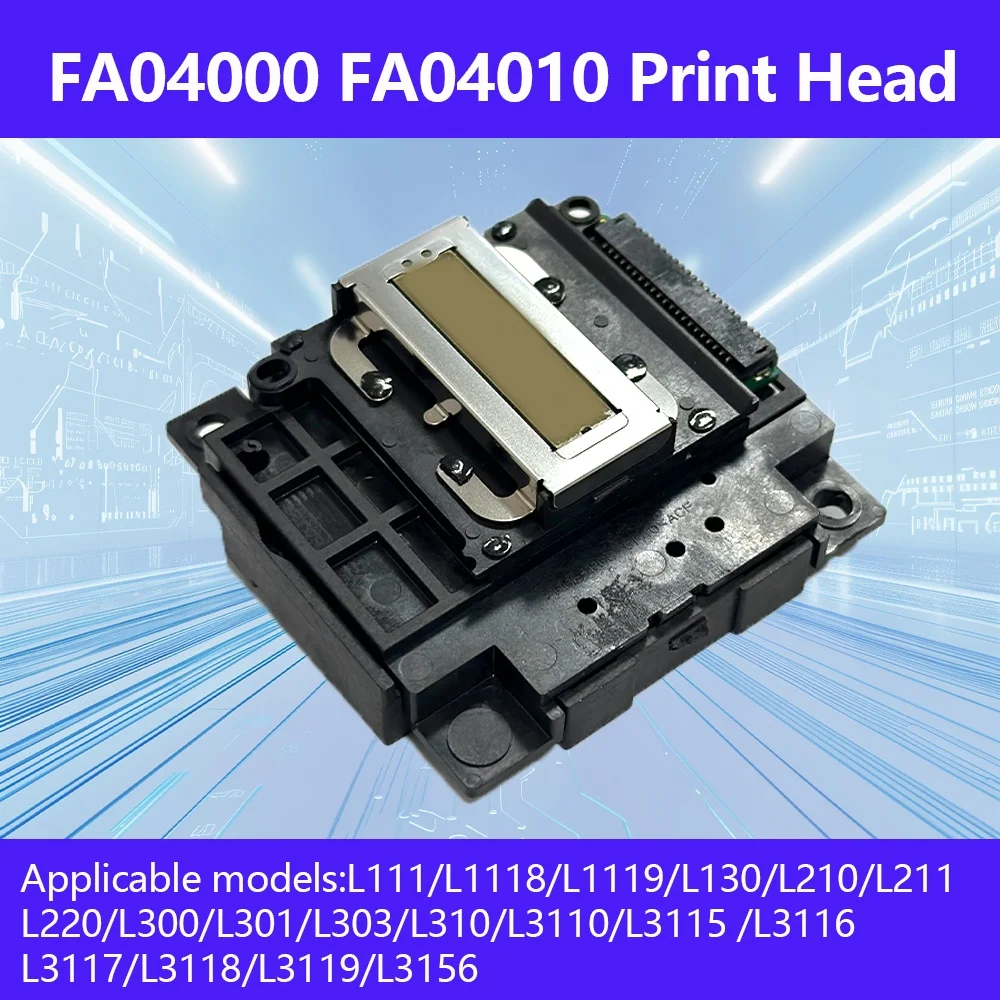 

Печатающая головка L301 для принтеров Epson L360, L455, L351, L551, L385, L310, L565, L358, L380, L3110, L4150, L4156, L220, L210, L120, FA04000, FA04010