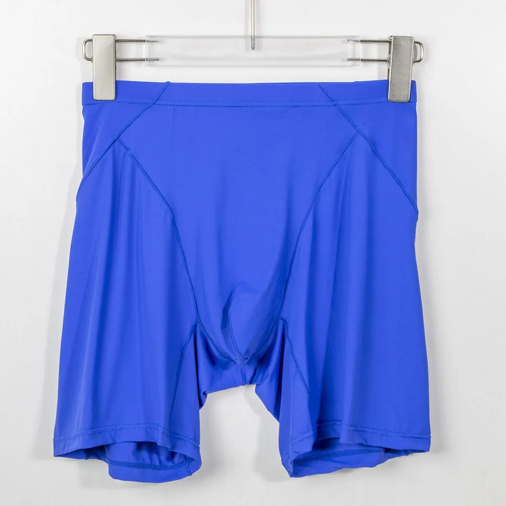 

Мужские боксеры с длинными штанинами, однотонные трусы, сексуальное женское белье, дышащее нижнее белье, трусы с мешочком для геев, мужские трусы-боксеры