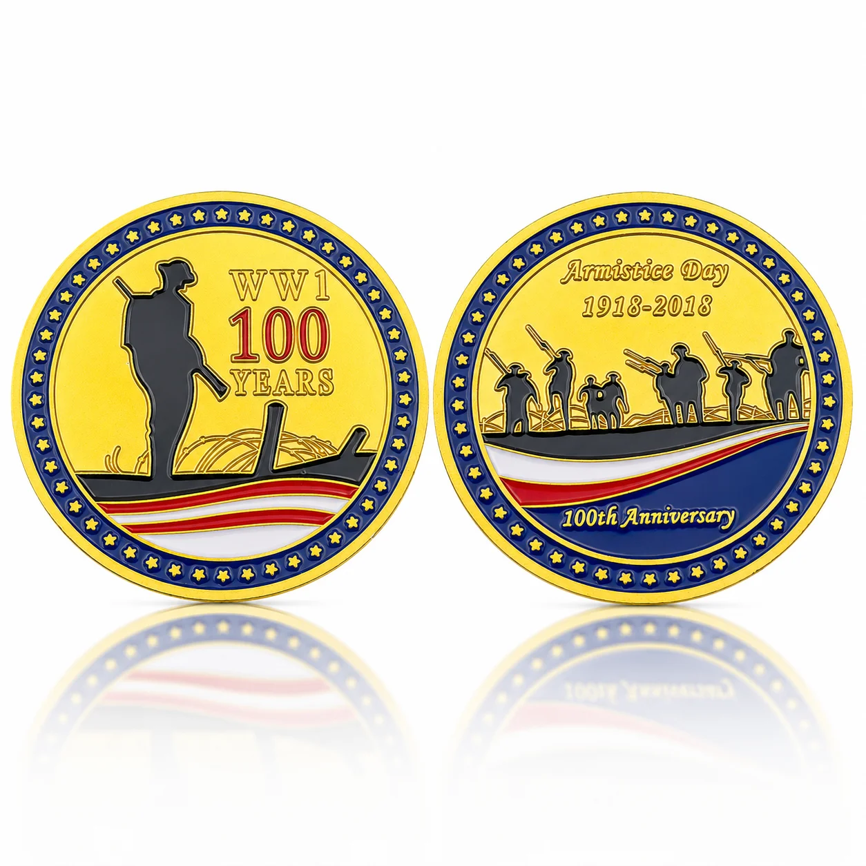 Vintage Collectible Coins - 1. Dünya Savaşı 100. Yıl Anma