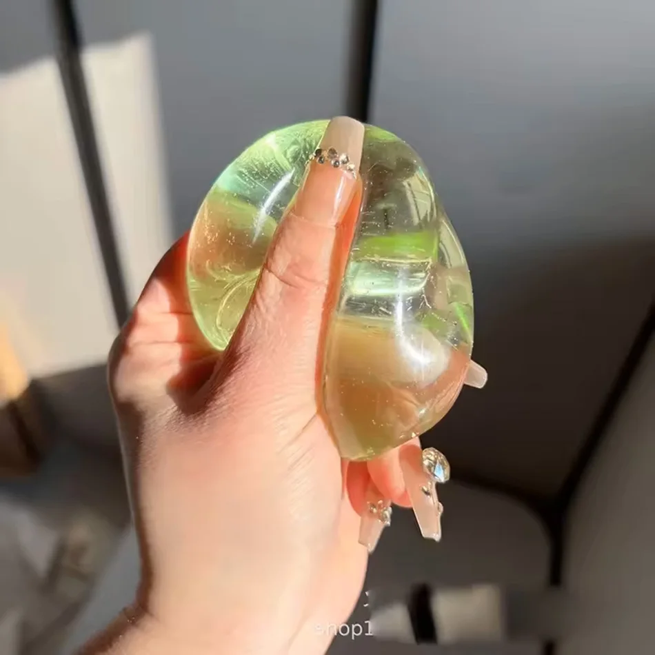 *Moldable Squishy Pearl Coconut Oil Squeeze Toy Moldable Stress Ball Squishy Toy Slow Rising Decompression Sensory Toy for Adult