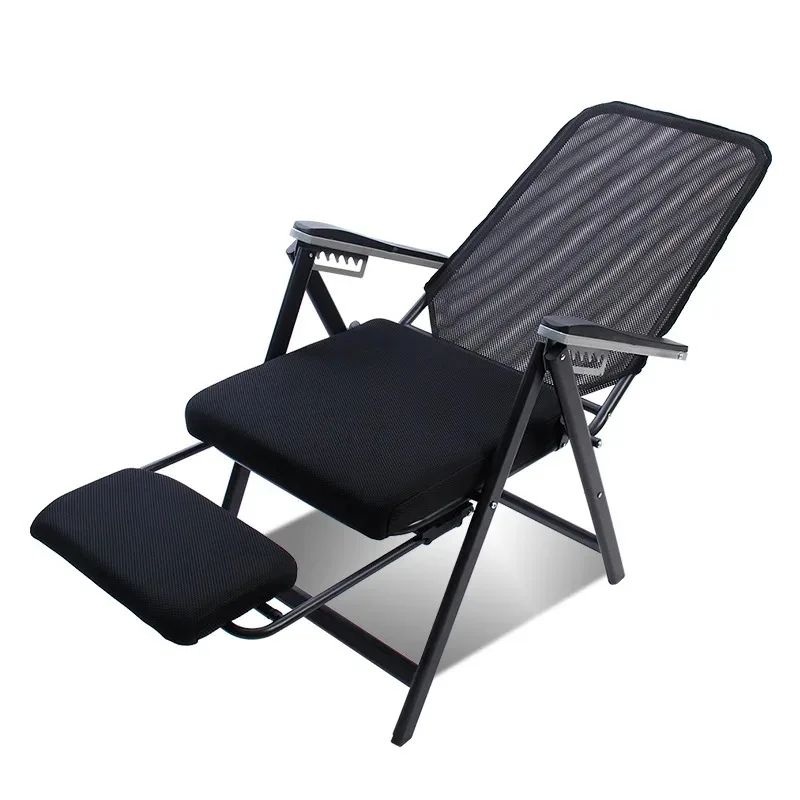 Image 6: Chaise longue d'extérieur pliable et réglable, zéro gravité, robuste, résistante aux intempéries, inclinable, pour piscine, cour, jardin