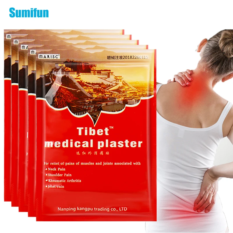 8-64pcs Chinese Tibet Medical Plaster Back Pain Patch Creatine Arthritis Muscle Pain Relief Patch Knees Joints Anti Pain Sticker