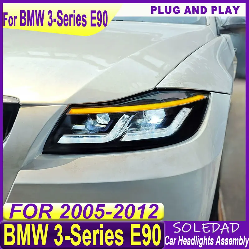 Car LED Headlight For BMW 3 Series E90 2005-2012 Fog DRL Brake Turn Signal Lamp Plug And Play Auto lighting Assemblies