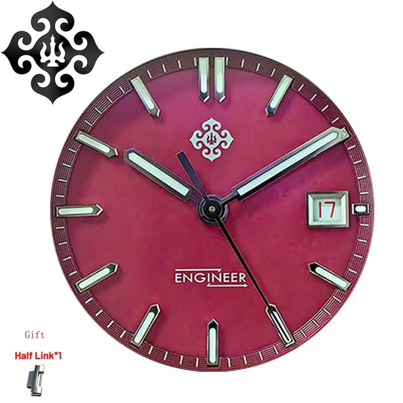 Imagem -04 - Ipose Impermeável Sapphire Relógio de Pulso Iii e Dao Engenheiro Fritillaria Dial Ver Movimento Automático Relógios Mecânicos Novo 100