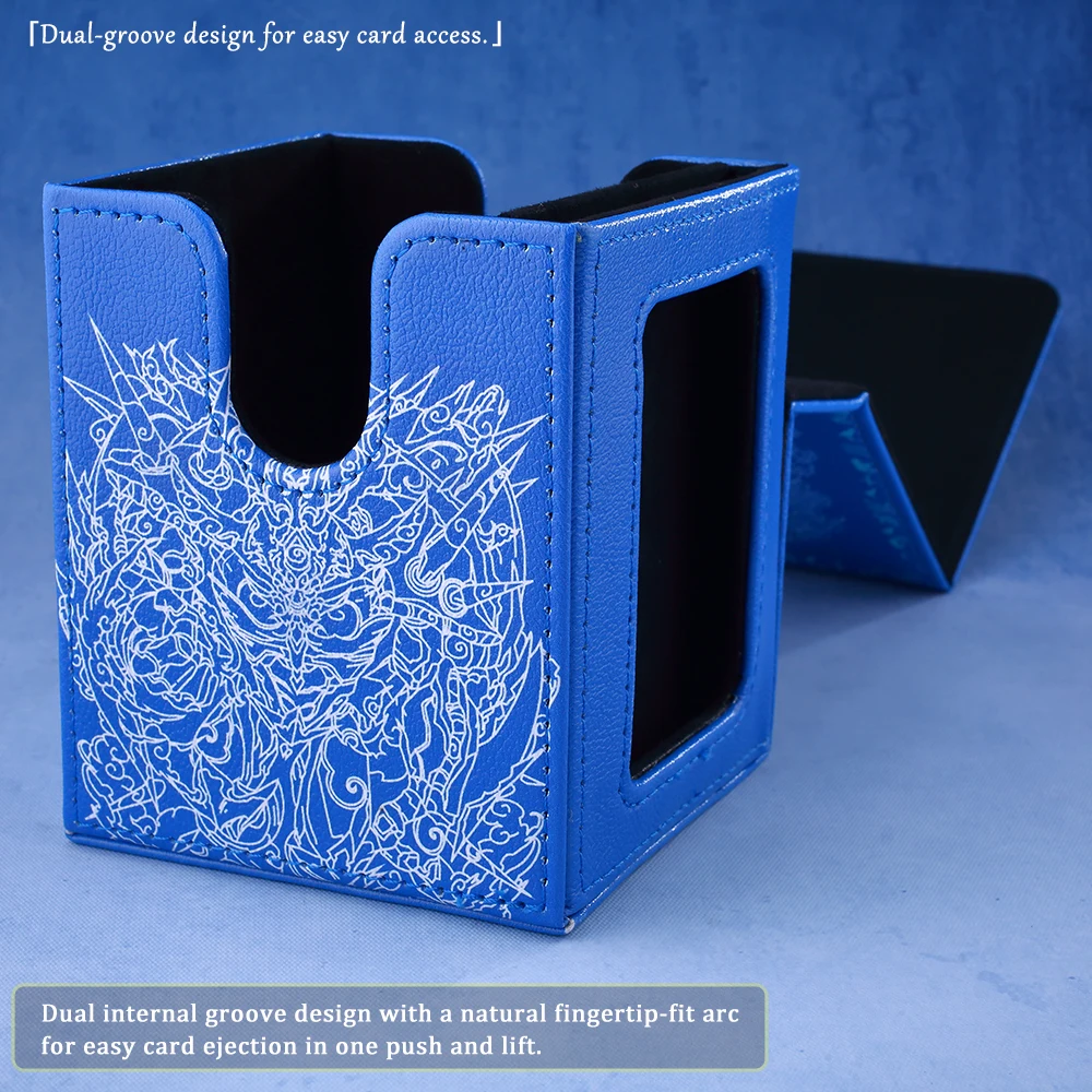 กล่องใส่การ์ด MTG ลายเทพเจ้าอียิปต์ พร้อมหน้าต่างโชว์ กล่องเก็บการ์ดสะสม ใส่การ์ดได้มากกว่า 120 ใบ พร้อมซองใสสำหรับการ์ด YGO PTCG