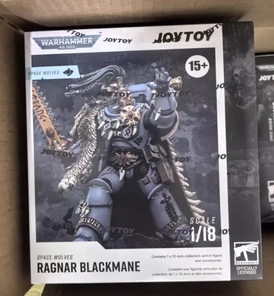 

【SF】JOYTOYS Warhammer 40K 1/18 Action Figure Space Wolves Ragnar Blackmane Toys Gifts Collection Ornaments