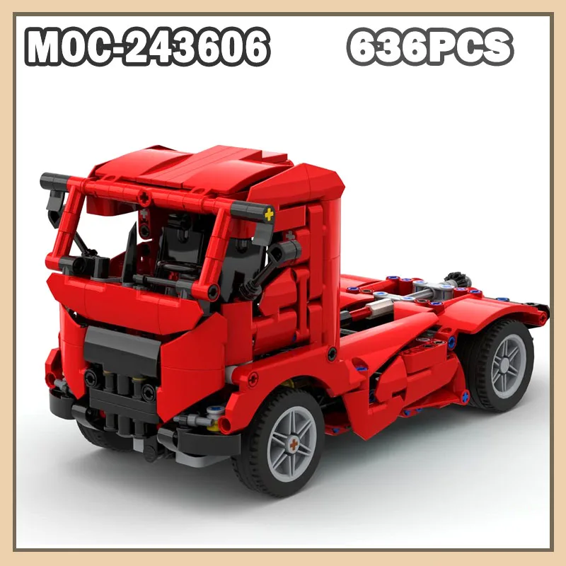 

MOC-243606 Race Truck Building Block Model Brick Classic Assemble DIY Kids Adult Truck Part Christmas Set Creative Gifts 636PCS