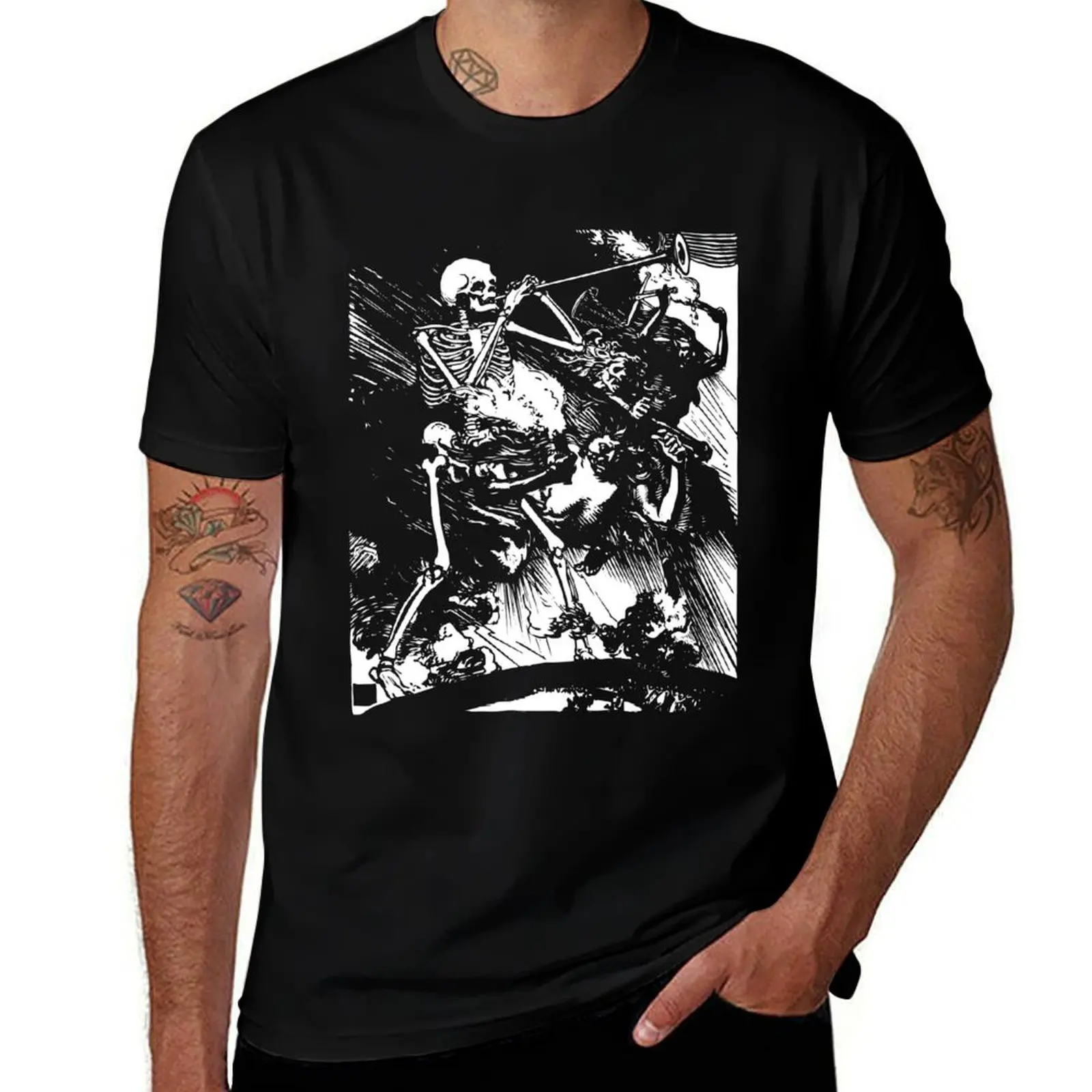 Memento Mori 1 T-Shirt Active Wear Sports for Men T-Shirt