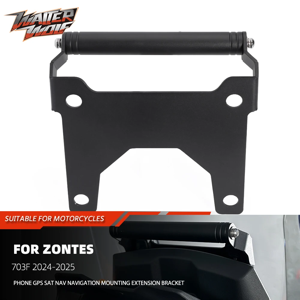 

2025 703 Motorycle Mobile Phone GPS Navigation Cell Phone Sat Nav Mount Bracket For ZONTES 703F 22mm Extension Handlebar Holder