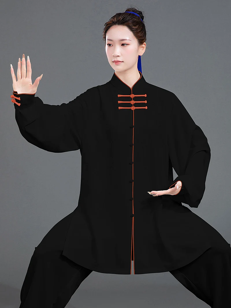 Unisex 2026 New Summer Tai Chi Set - Neo-Chinese Style, Pearl Cotton Blend, Pro Competition & Everyday Wearable 5