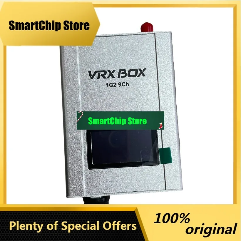 SmCp1.2GHz Video Receiver Box 1.2G FPV RVX With Adjust And Display Signals 1.7GHz 3.3GHz 5.8GHz 7.2GHz VRX Video Receiver