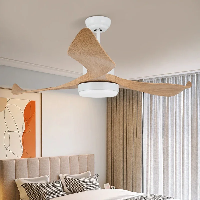 SOFEINA Nordic LED Fan Light Modern Minimalism Restaurant Living Room Study Ceiling Fan Light Remote Electric Fan Light