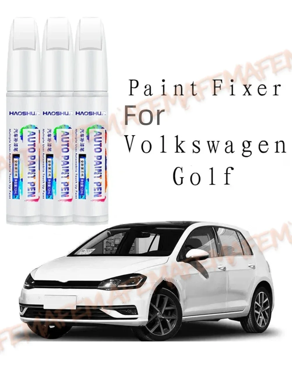 Touch up paint pen For Volkswagen Golf 8 Golf 7 Paint Touch-up Pen  White  Modified car scratch repair spray Crystal silver 2023