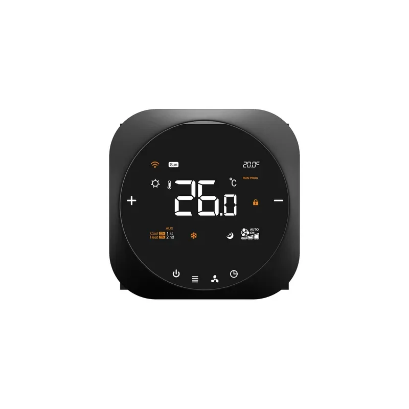 Smart Heat Pump Thermostat with Big Screen and Color Display Link with App