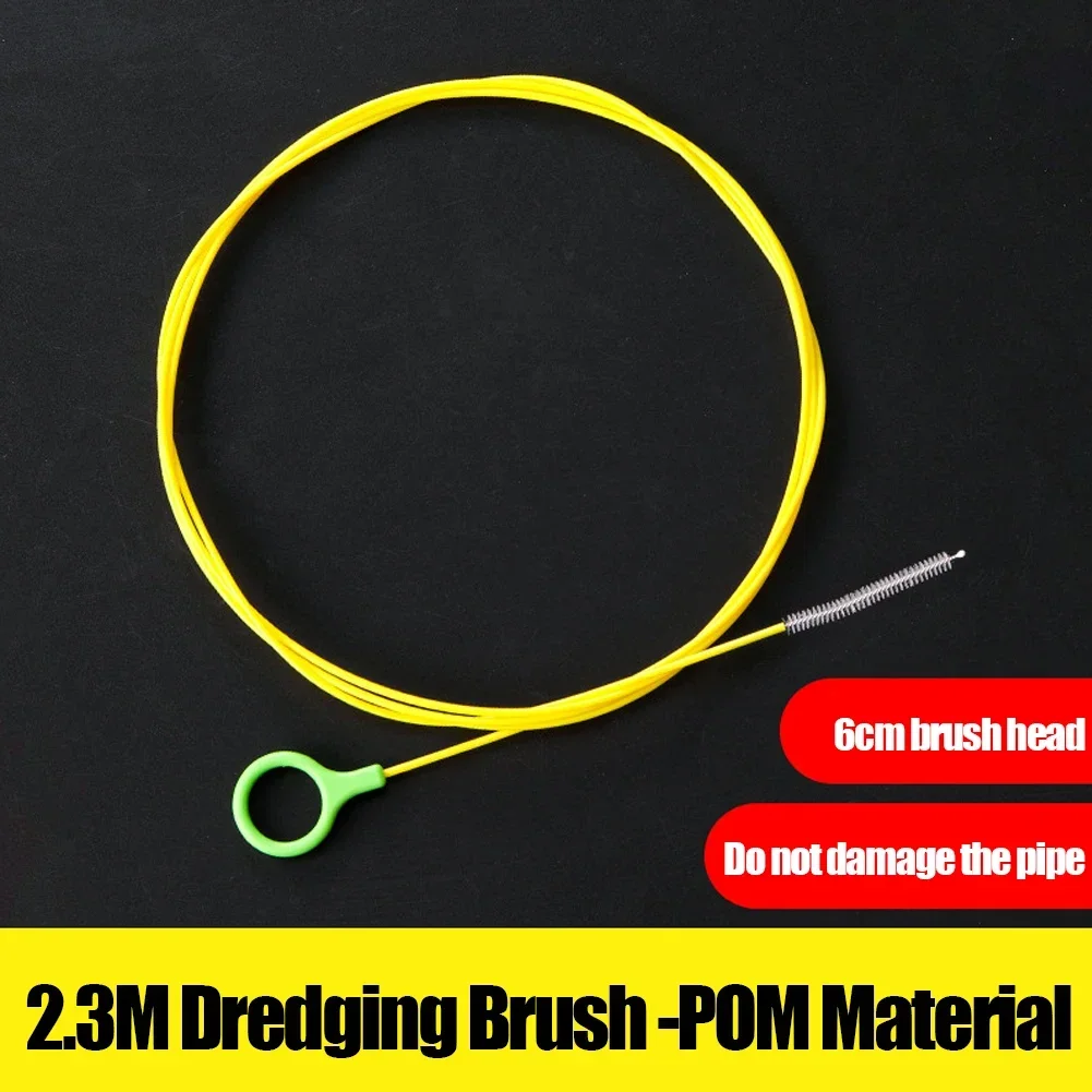 230cm Car Drain Dredge Cleaning Scrub Brush Auto Sunroof Long Hoses Detailing Cleaning Tool Spiral Cleaning Brush Drain Cleaner