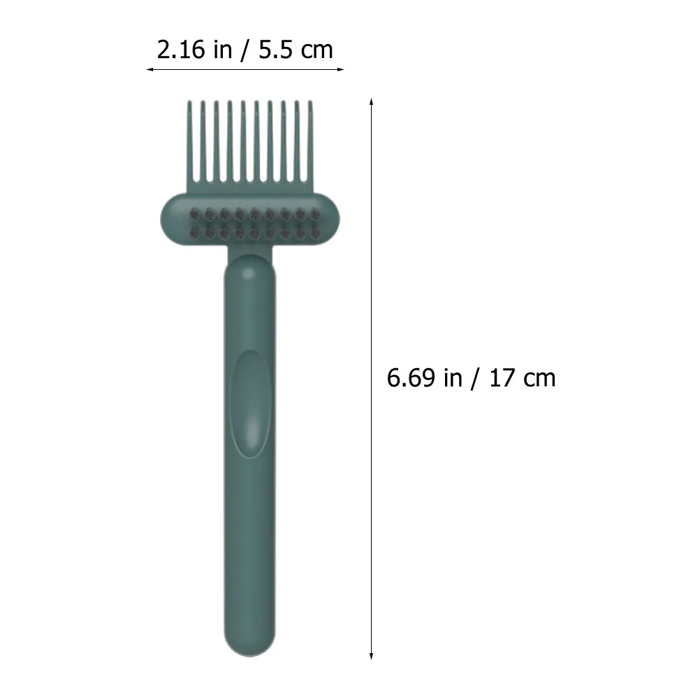 2Pcs Hair Brush Cleaner Comb Airbag PP Cleaning Tool Ergonomic Handle Portable Comb Hair Remover Brush Cleaner Accessory view 3