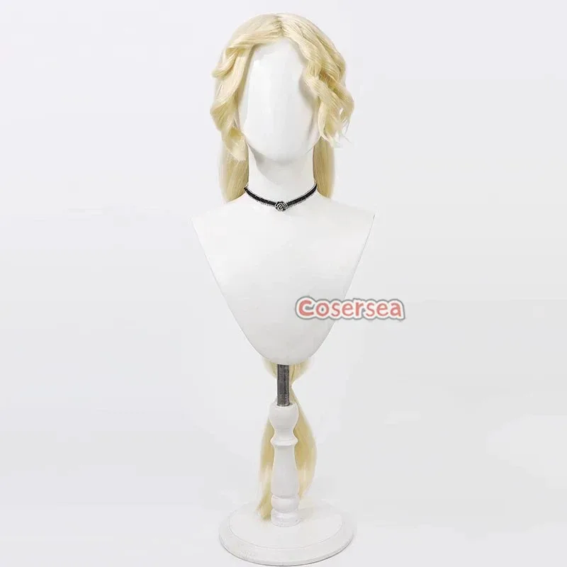 

2025 11 Cosersea Косплей Парики Identity V The Envoy of Yog Soth 100 см Женский длинный светлый парик Синтетические волосы Тепло Re