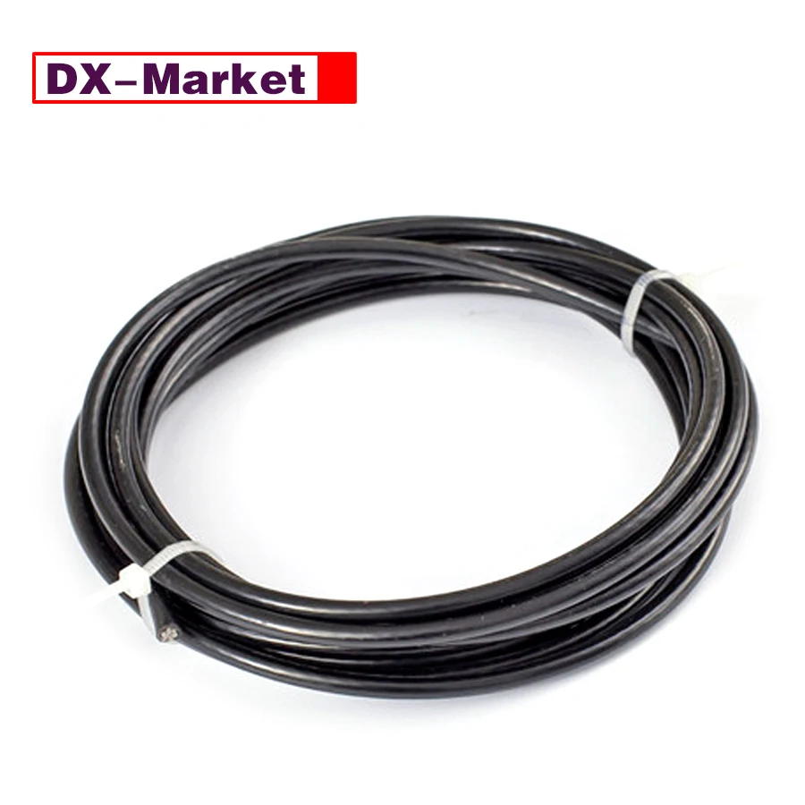 5mm Wire Rope 10 Meters,7*7 Black Plastic Coating 304 Stainless Steel Wire Rope ,J002